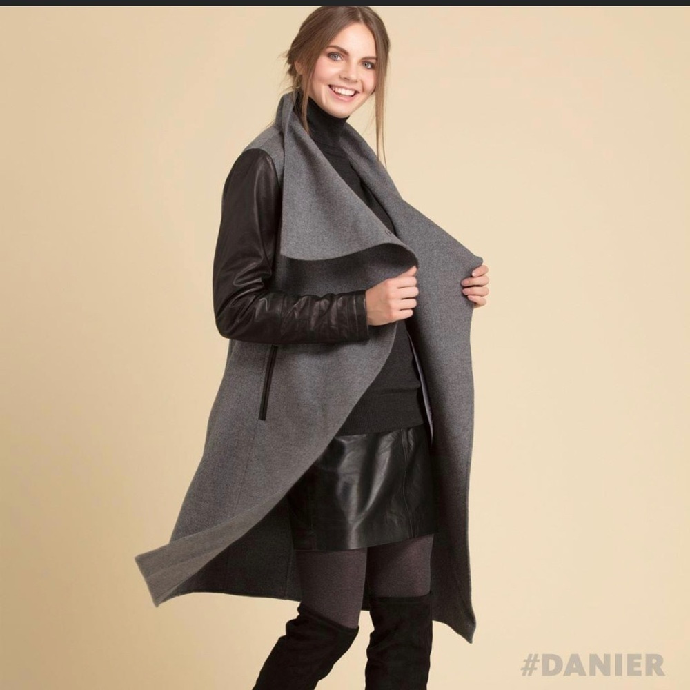 Danier | Wool and Leather Coat
